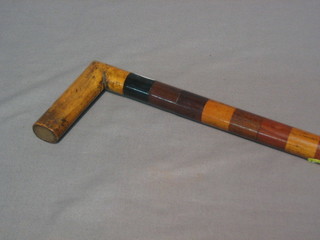 A specimen wood walking stick