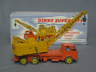 A  Dinky  Super  Toy 972 20 ton lorry  mounted  crane  "Coles", boxed (flap to box torn) 