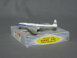 A Dinky Super Toy 999 DH Comet aircraft, boxed (slight tear to  box and some paint loss to aircraft)
