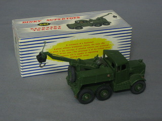 A Dinky Super Toy 661 Army Recovery tractor