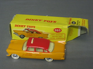 A  Dinky  Toy  265 Plymouth USA taxi, boxed  (crease  to  box)