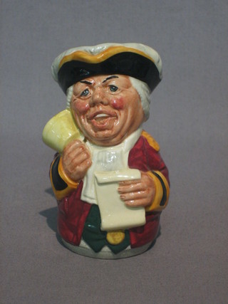 A  Royal  Doulton,  Doultonville figure -  Mr  Tonsil  the  Town Crier