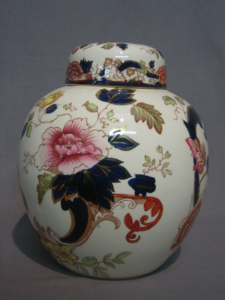 A 20th Century Masons Mandalay pattern ginger jar and cover 7"