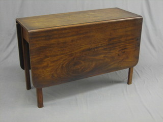A  19th  Century  mahogany drop flap  gateleg  dining  table  42"