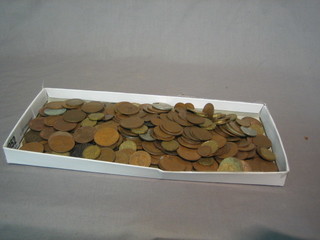 A collection of copper coins