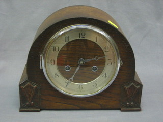 A striking mantel clock