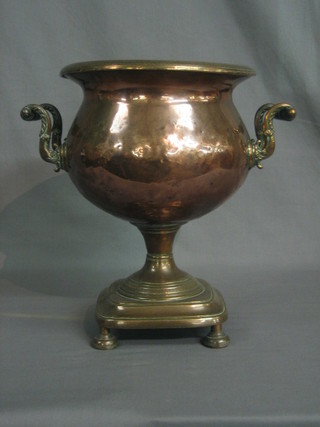 A 19th Century copper tea urn (no lid or spicket)
