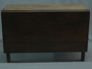A 19th Century mahogany drop flap gateleg dining table 44"