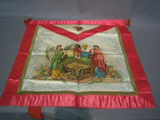 A 19th Century Odd Fellows apron