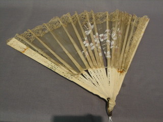 A 19th Century ivory fan