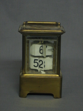 A 19th Century car clock (f)