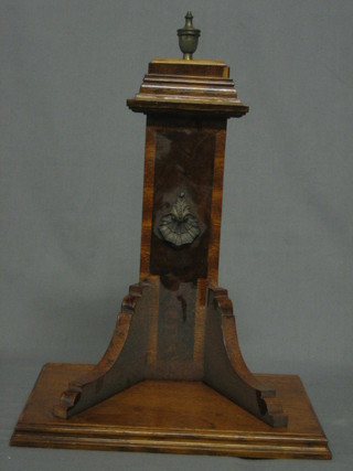 A mahogany clock bracket 9" x 6"