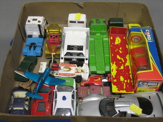 A Corgi model of a Ferrari 348 TB motor car together with 16 other toy cars