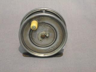 A Hardy Unique centre pin fishing reel 3"