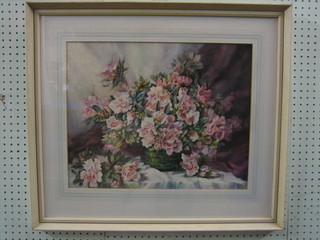 Jack Carter, watercolour still life study "Vase of Flowers" signed and dated Jack Carter 1972 15" x 19"