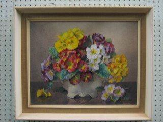 Jack Carter, watercolour still life study "Vase of Flowers" 12" x 15" signed and dated 1970