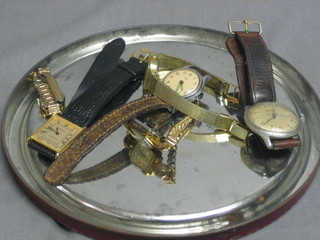 A small collection of wristwatches etc