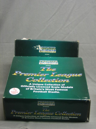 2 Premier Collectable models of football stadiums - Wembley and White Hart Lane