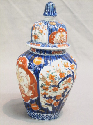 A 19th Century Japanese Imari urn and cover 9" (lid f and r)