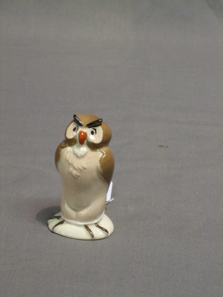 A Walt Disney Productions figure of an owl (Whinnie the Pooh's owl) 3"