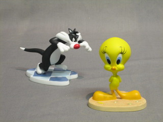 A Wedgwood Looney Tunes figure "Tweety Pie", boxed and 1 other "Sufferin Succotash" boxed