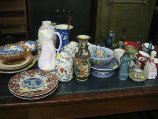 A collection of various decorative ceramics