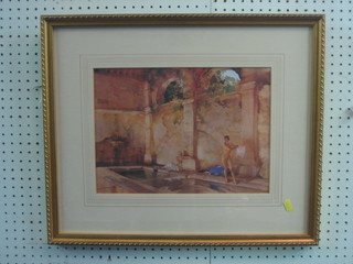 Sir William Russell Flint, a coloured print "Classic Provence" 10" x 14"
