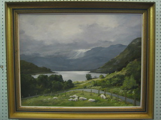 Cecil Manning, oil on canvas "Lake District Scene" signed and dated 1983 19" x 25"