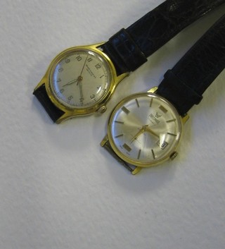 A gentleman's wristwatch by Baume & Mercier of Geneva together with a gentleman's wristwatch by Precinx