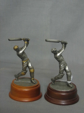 2 Cameron sculptures of cricketers