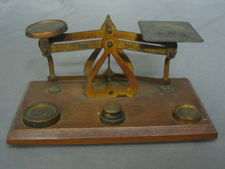 An old pair of letter scales