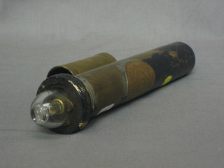 A brass cased safety lamp "The Gem" by the Great Grimsby Coal Salt & Trading Co.