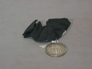 An Edwardian Army Temperance Assoc. silver commemorative medal for the Death of Queen Victorian