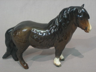 A Beswick figure of a standing Shetland Pony 5"