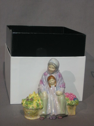 A miniature Royal Doulton figure of a street vendor - Grannies Heritage HN4811