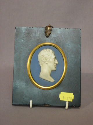 An 18th/19th Century Wedgwood plaque depicting The Duke of Wellington 3" oval