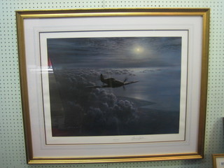 Gerald Coulston, a coloured print "Hunters Moon" signed in the margin 19" x 26"