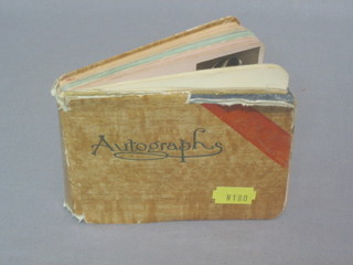 An autograph album including Harry Hemsley, Anthony Farmer, Richard Murdock, George Fornby, Eve Blake and others