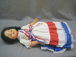 A plastic doll