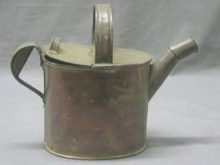 A Victorian copper hot water carrier 11"