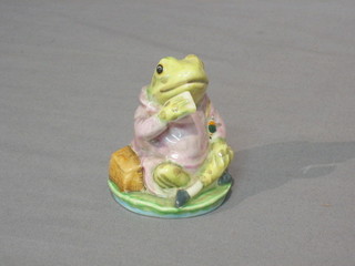 A Beswick Beatrix Potter figure Mr Jeremy Fisher with brown mark to base