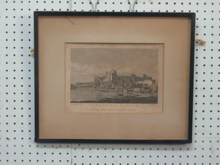 After Sandby, etching "Pembroke Castle" engraved by G Godfrey 5" x 8"