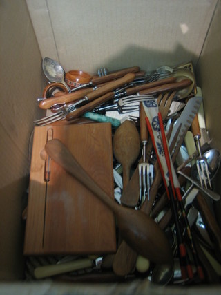 A collection of various cutlery