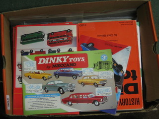 A collection of various Dinky, Corgi and other toy catalogues etc