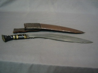 A reproduction Kukri complete with scabbard