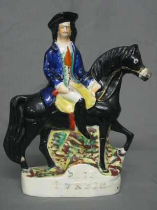 A Staffordshire figure "Dick Turpin" (f and r) 10"