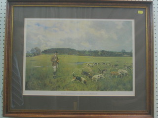 After Lionel Edwards, a coloured print "The Westerby - Below The Hempole" 13" x 20"