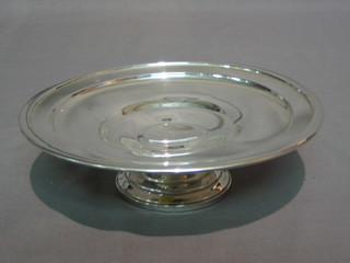 A Reinforced Sterling tazza on circular spreading foot 8"
