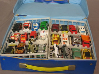 A collection of various Matchbox cars