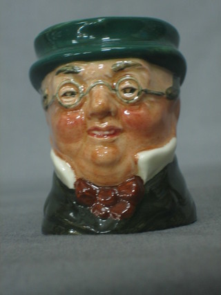A miniature Royal Doulton character jug Pickwick D6254 2"